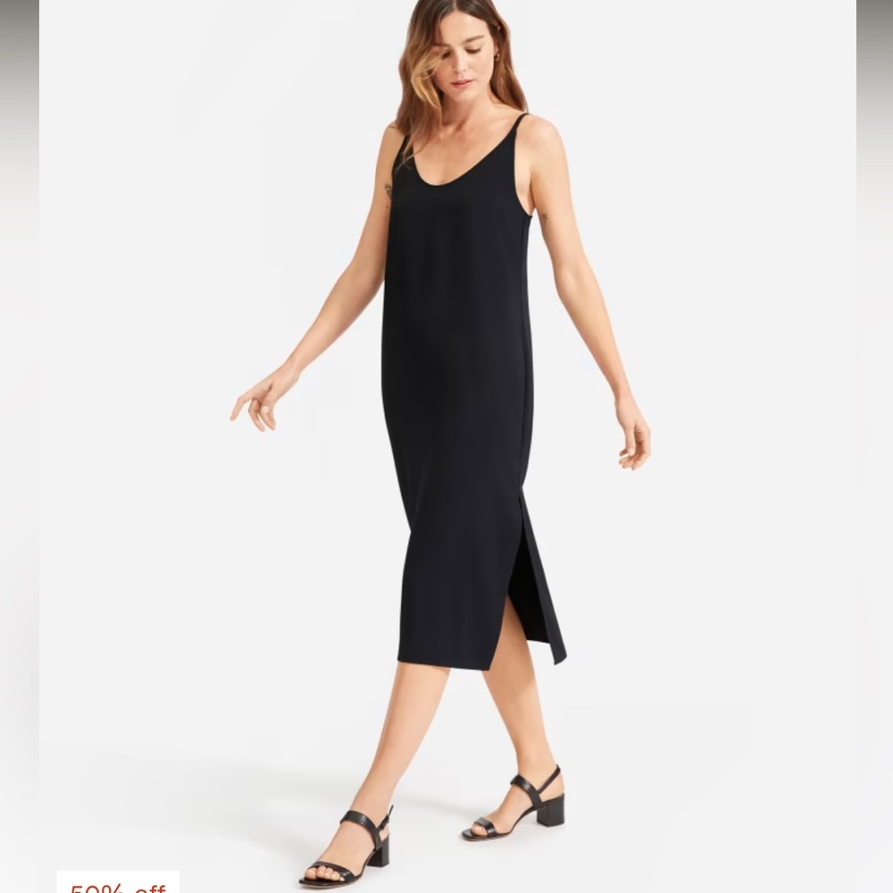 Everlane Japanese Go Weave Slip Dress